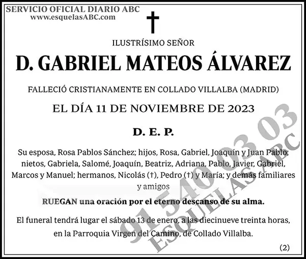 Gabriel Mateos Álvarez