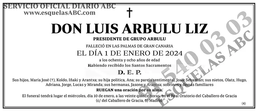 Luis Arbulu Liz