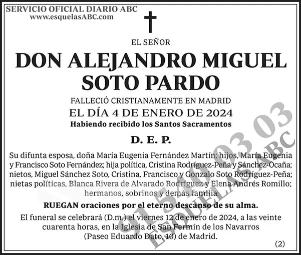 Alejandro Miguel Soto Pardo
