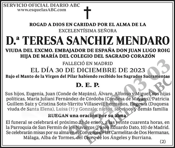 Teresa Sanchiz Mendaro