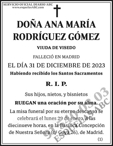 Ana María Rodríguez Gómez