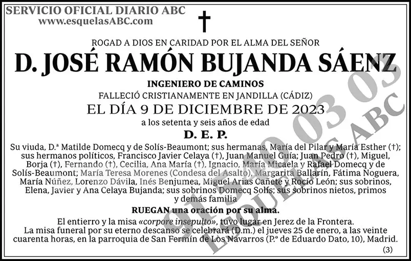 José Ramón Bujanda Sáenz