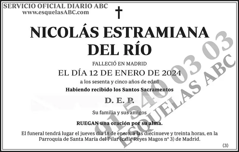 Nicolás Estramiana del Río