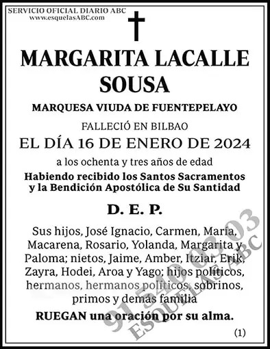 Margarita Lacalle Sousa