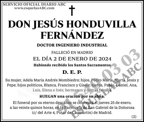 Jesús Honduvila Fernández