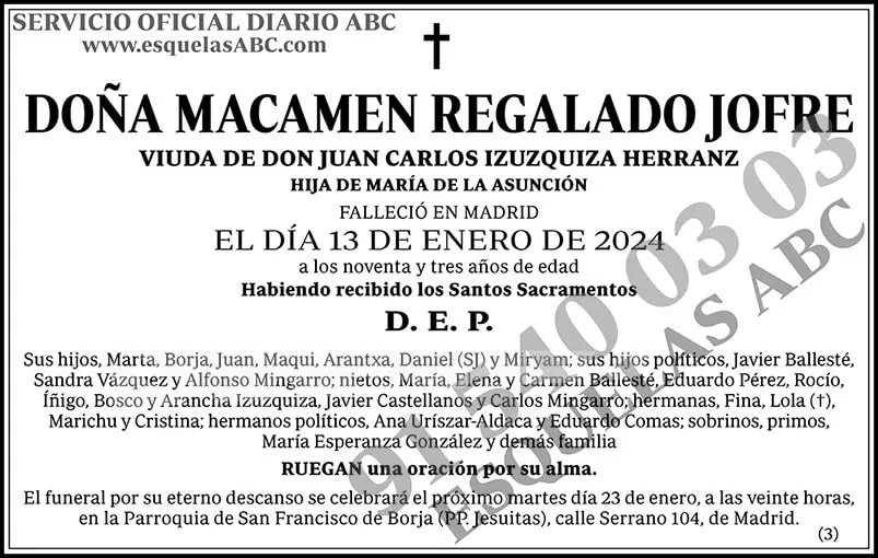 Macarmen Regalado Jofre