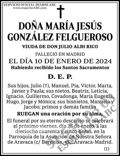 María Jesús González Felgueroso