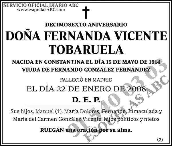Fernanda Vicente Tobaruela