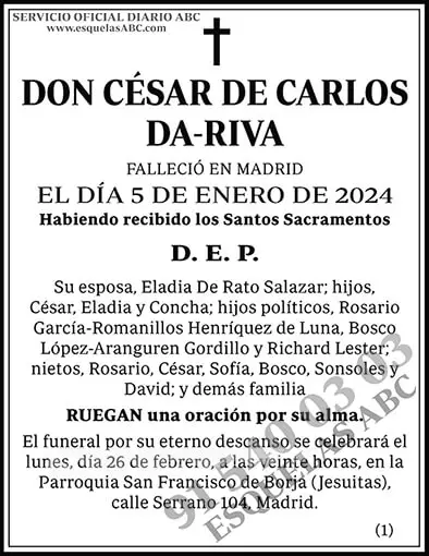 César de Carlos Da-Riva