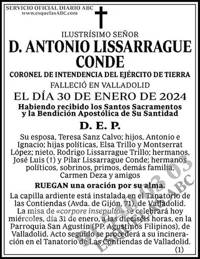 Antonio Lissarrague Conde
