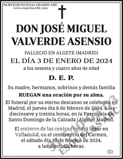 José Miguel Valverde Asensio