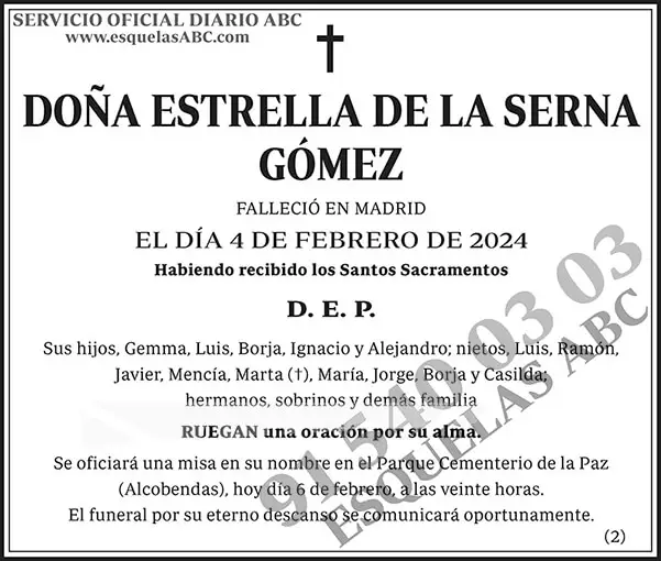 Estrella de la Serna Gómez