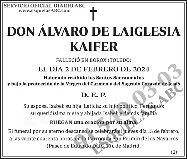 Álvaro de Laiglesia Kaifer