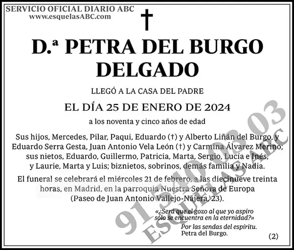 Petra del Burgo Delgado