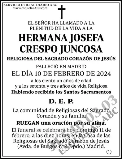 Josefa Crespo Juncosa