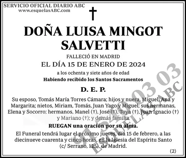 Luisa Mingot Salvetti