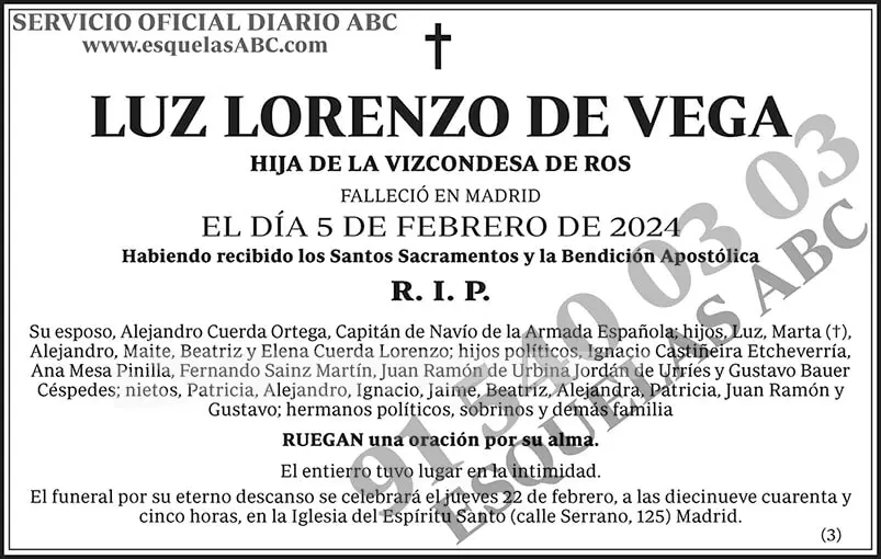 Luz Lorenzo de Vega