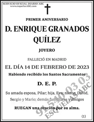 Enrique Granados Quílez