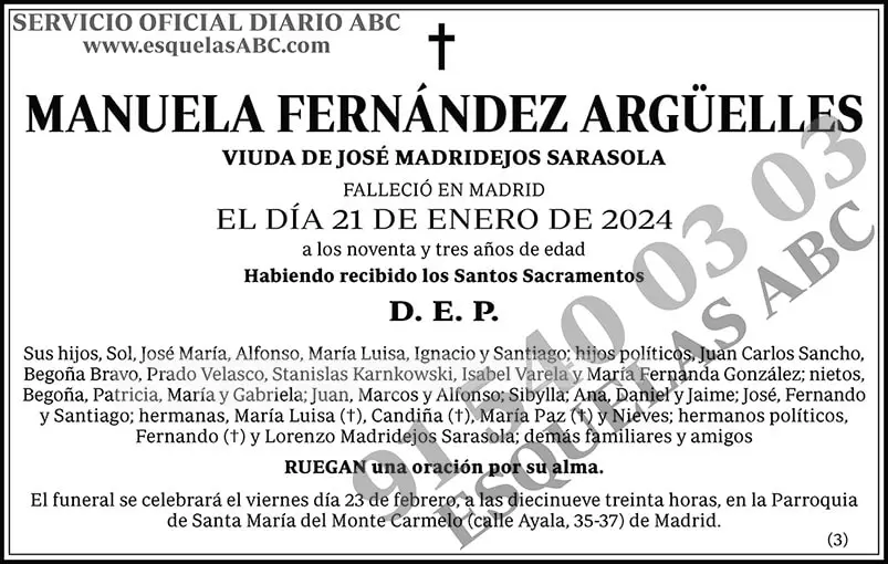 Manuela Fernández Argüelles