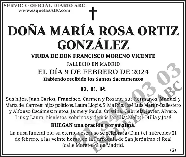 María Rosa Ortiz González