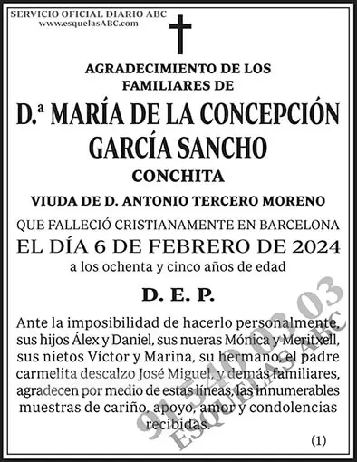 María de la Concepción García Sancho