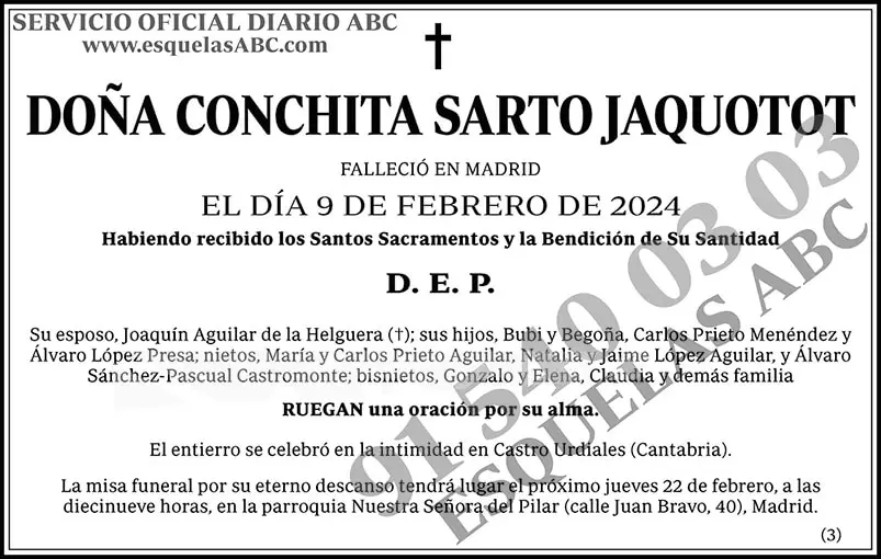 Conchita Sarto Jaquotot