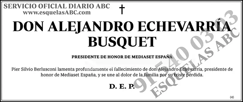 Alejandro Echevarría Busquet