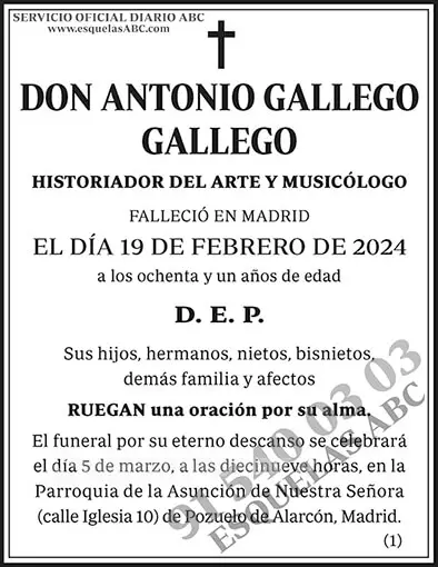 Antonio Gallego Gallego