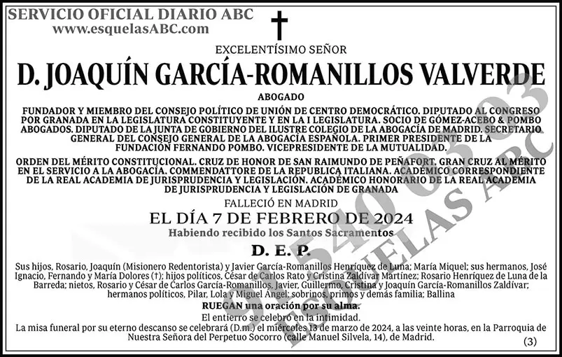 Joaquín García-Romanillos Valverde