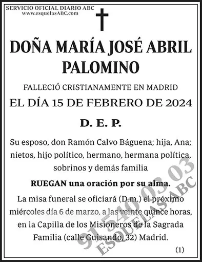 María José Abril Palomino