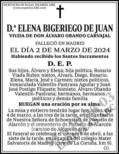 Elena Bigeriego de Juan