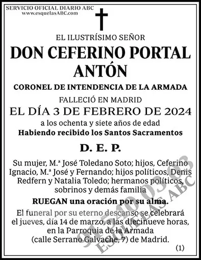 Ceferino Portal Antón