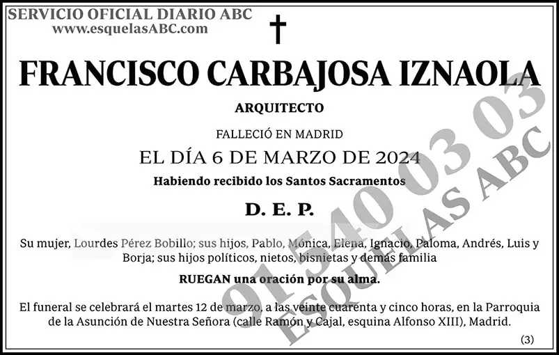 Francisco Carbajosa Iznaola