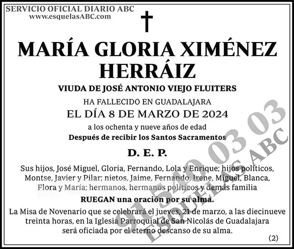 María Gloria Ximénez Herráiz