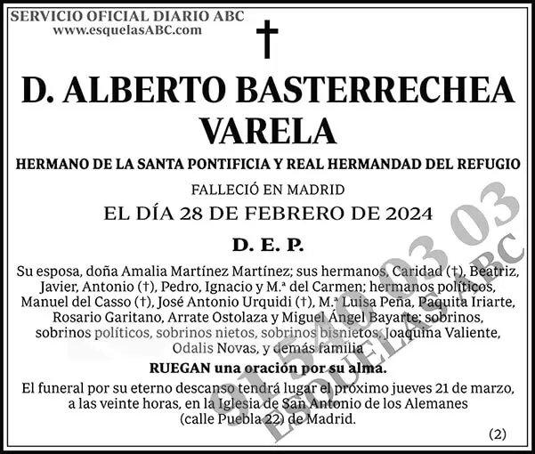 Alberto Basterrechea Varela