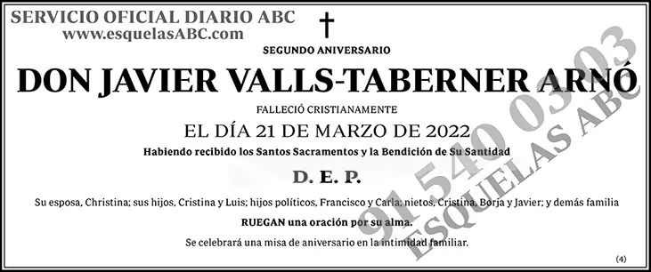 Javier Valls-Taberner Arnó