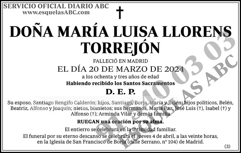María Luisa Llorens Torrejón