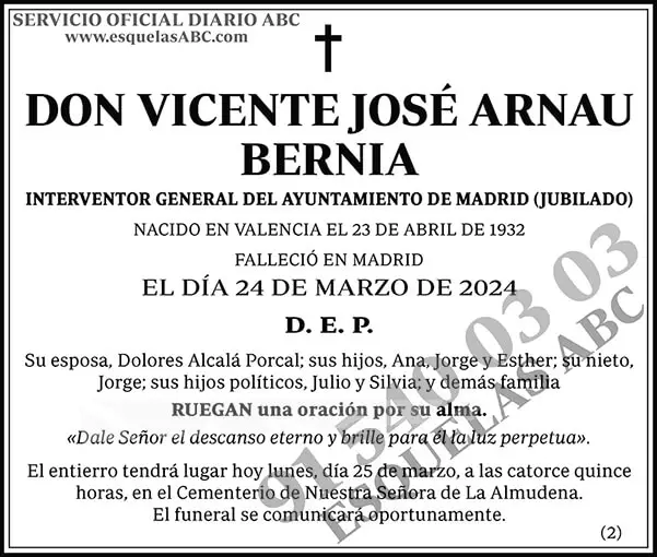 Vicente José Arnau Bernia