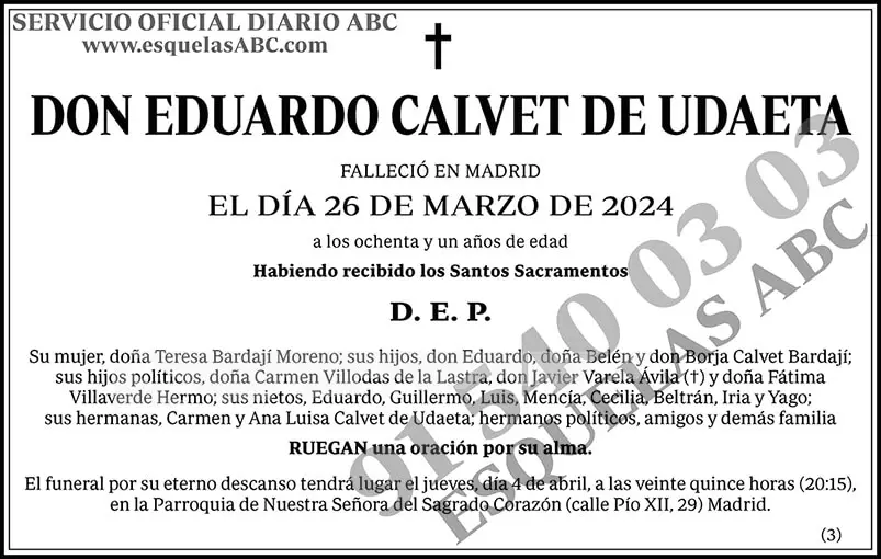 Eduardo Calvet de Udaeta
