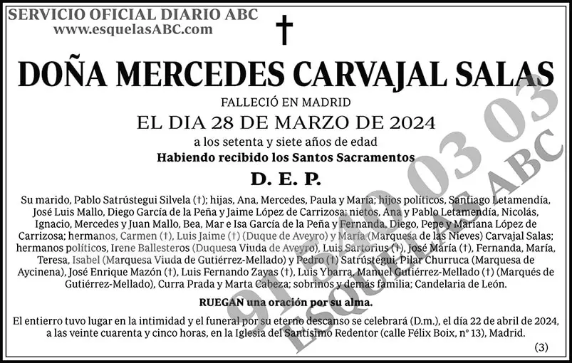 Mercedes Carvajal Salas
